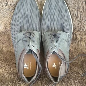 jf j.ferrar Textured Gray Men's Oxfords